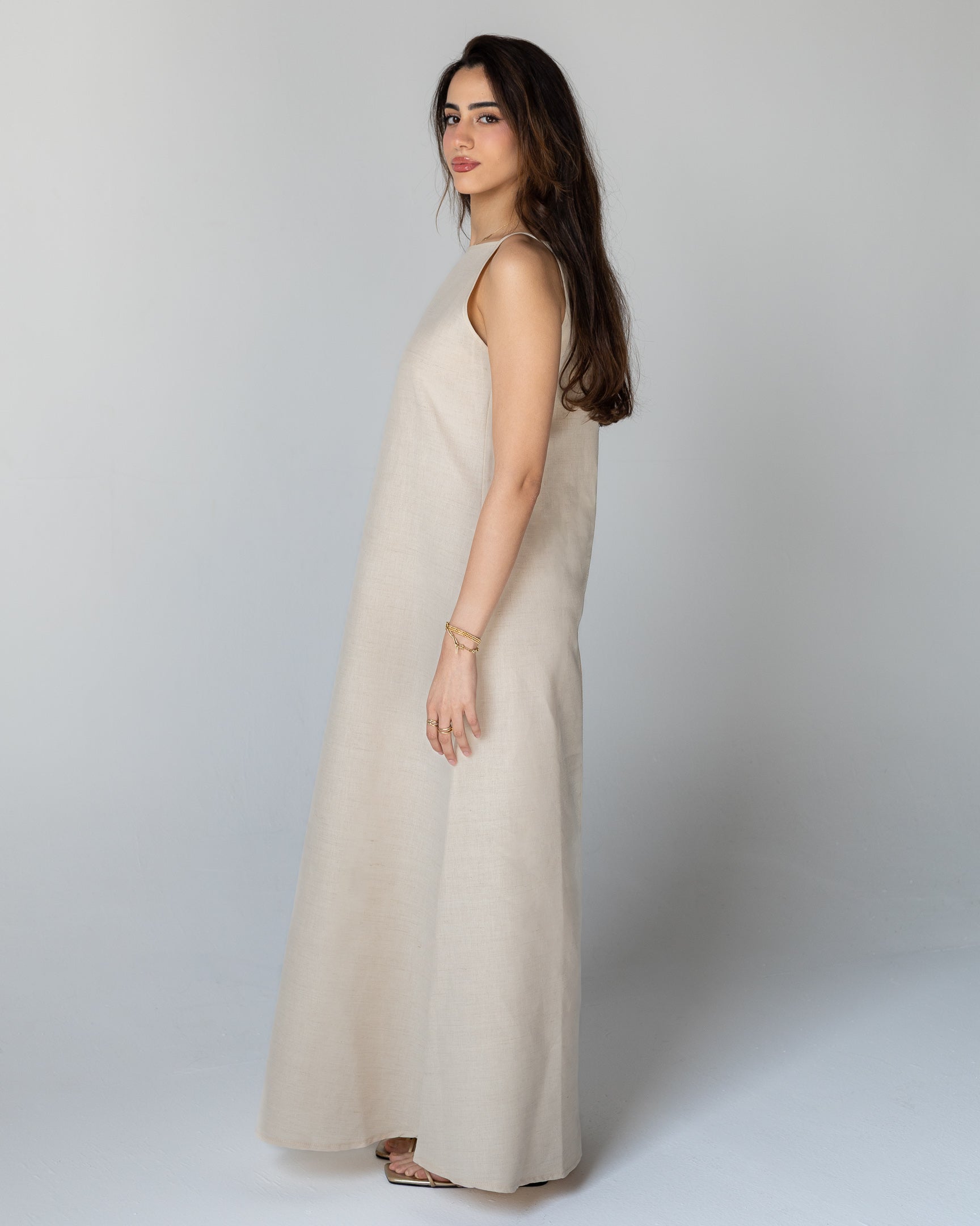 Sera Dress in Warm Sand